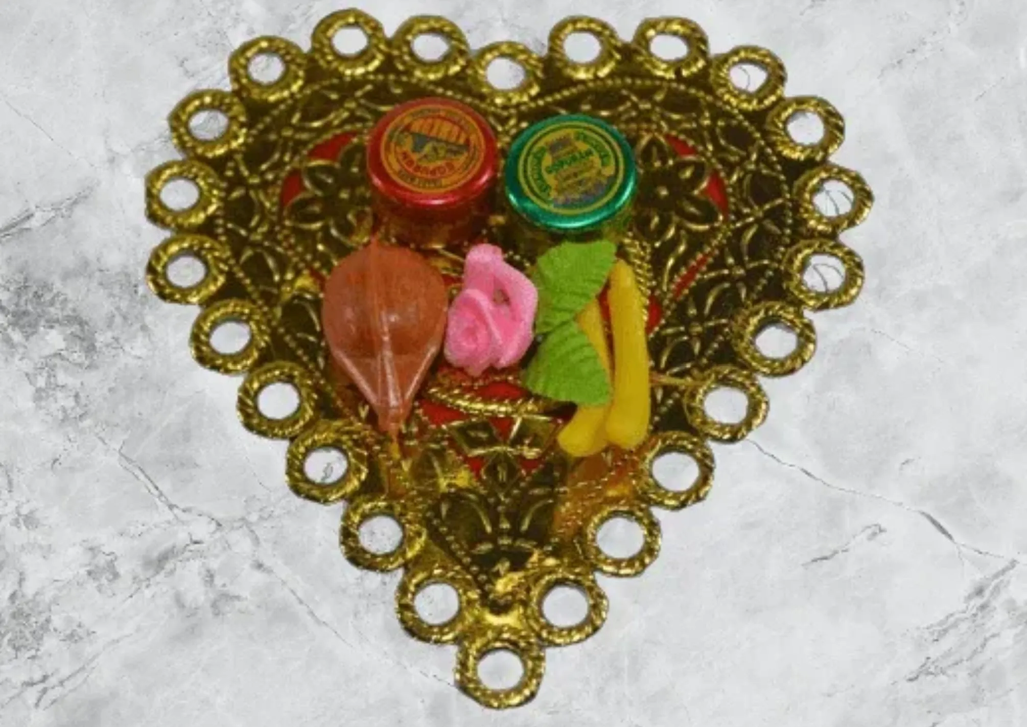 Heart Shape Tambulam Set 1pc